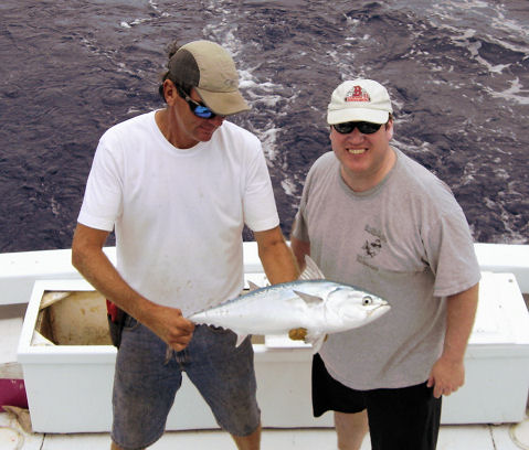 Bonito caught on Key West fishing charter boat Southbound from Charter Boat Row Key West