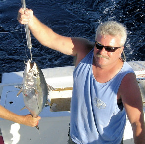 Caught fishing aboard the Charter Boat Southbound in Key West Florida