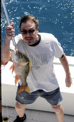 Mutton Snapper caught aboard Key West Fishing Charter Boat Southbound