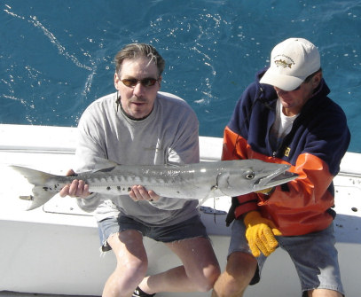 Barracuda caught aboard Key West Fishing Charter Boat Southbound
