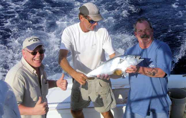 Bonito caugth in Key West fishing on charter boat Southbound from Charter Boat Row Key West
