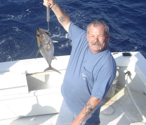 Black Fin Tuna caugth in Key West fishing on charter boat Southbound from Charter Boat Row Key West