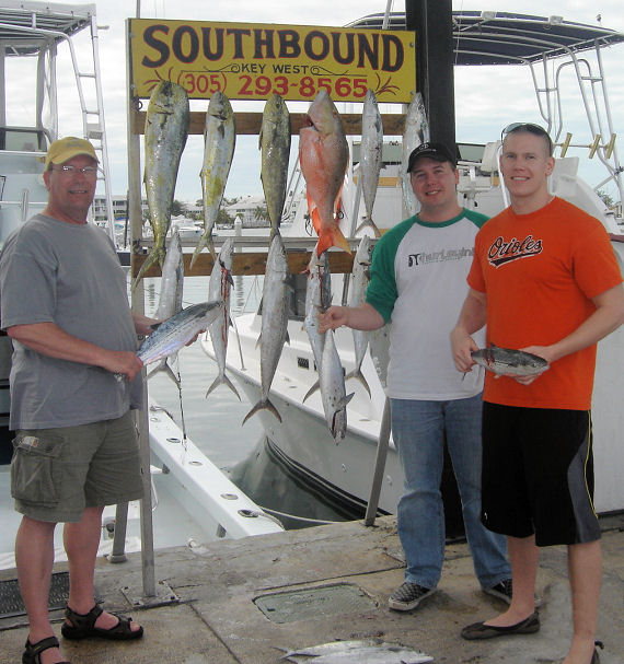 Fish caught in Key West fishing on charter boat Southbound from Charter Boat Row, Key Wes