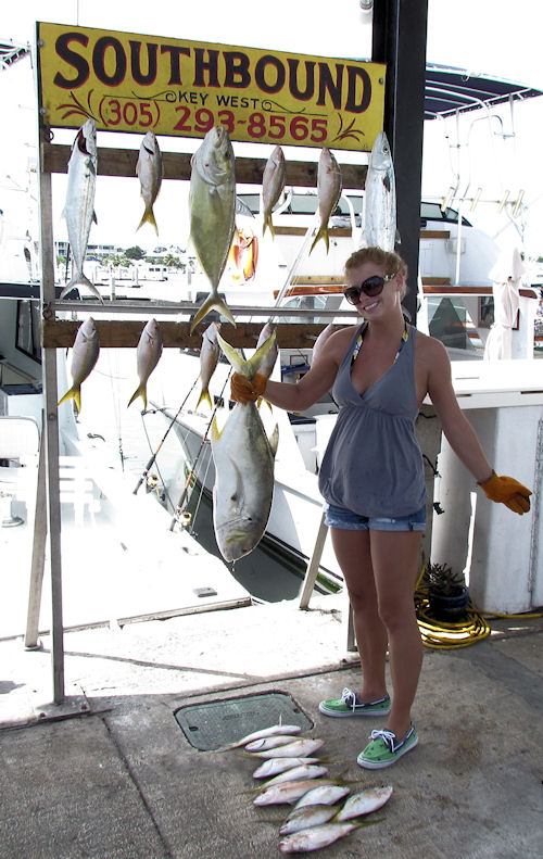 Cravalle Jack caught in Key West fishing on charter boat Southbound from Charter Boat Row Key West