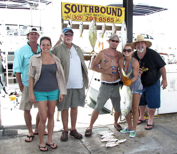 Fishn caught in Key West fishing on charter boat Southbound from Charter Boat Row Key West
