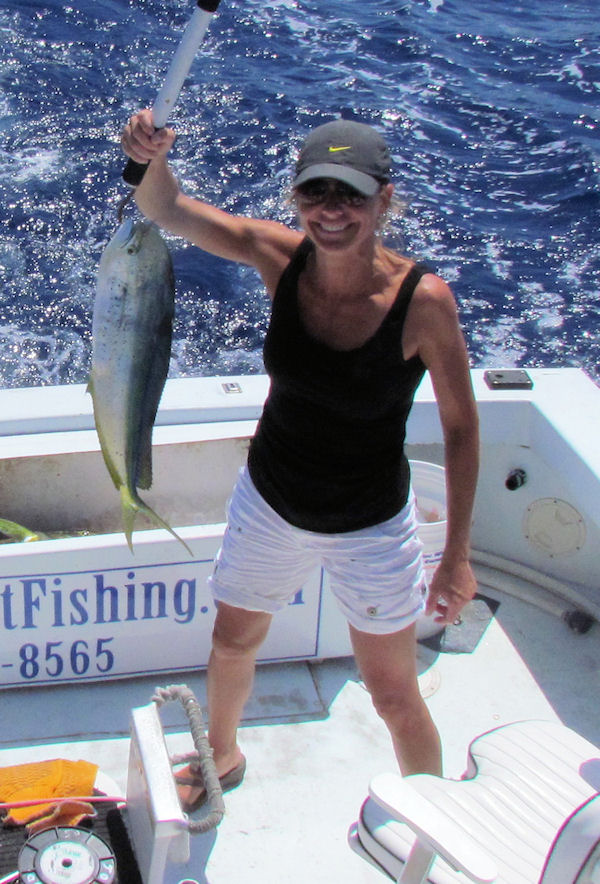 Dolphin caught in Key West fishing on charter boat Southbound from Charter Boat Row, Key West