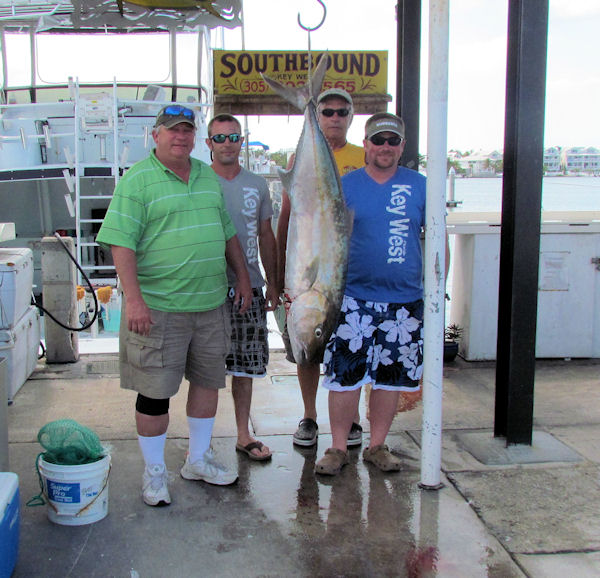 Amberjack caught in Key West fishing on charter boat Southbound from Charter Boat Row, Key West