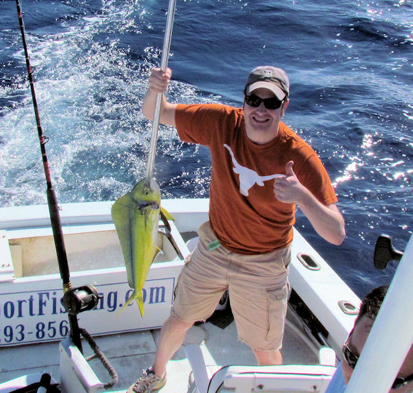 Dolphin caught in Key West fishing on charter boat Southbound from Charter Boat Row, Key West