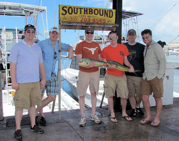 Dolphin caught in Key West fishing on charter boat Southbound from Charter Boat Row, Key West