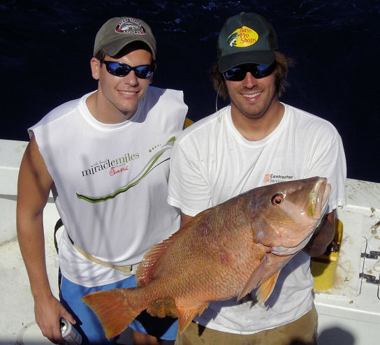 Cubera Snapper caught fishing in Key West, Florida on charter boat Southbound