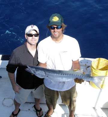 Barracuda caught fishing in Key West, Florida on charter boat Southbound