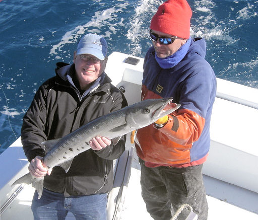 Barracuda caught in Key West fishing on charter boat Southbound from Charter Boat Row Key West