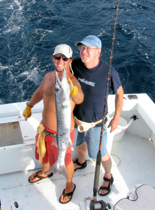 Barracuda caught in Key West fishing on charter boat Southbound