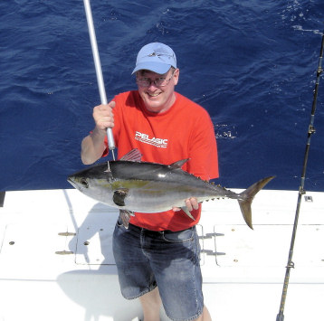 Black Fin Tuna caught in Key West Florida aboard charter boat Southbound