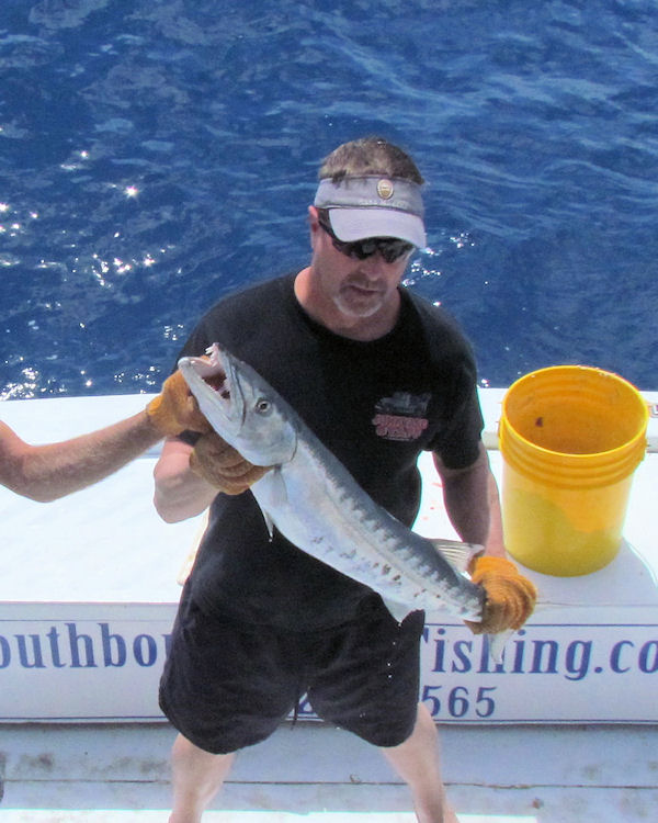 Barracuda caught in Key West fishing on charter boat Southbound from Charter Boat Row, Key West