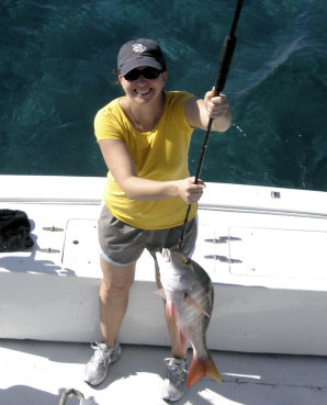 Mutton Snapper caught fishing aboard charter boat Southbound in Key West, Florida