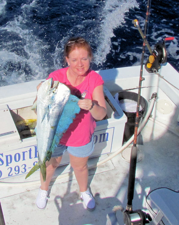 Dolphin caught in Key West fishing on charter boat Southbound from Charter Boat Row, Key West