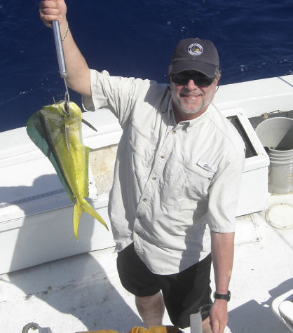 Dolphin caught in Key West fishing on Charter Boat Southbound from Charter Boat Row, Key West