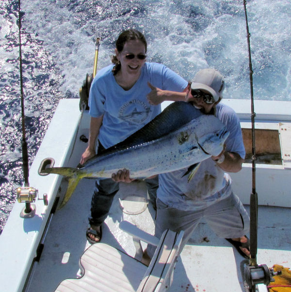 dolphin caugth in Key West fishing on Key West charter boat Southbound from Charter Boat Row