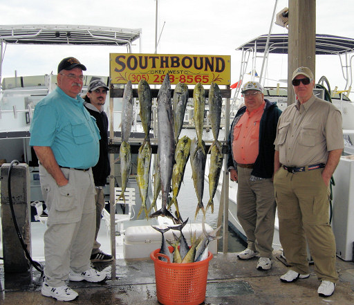 Fish caught fishing Key West waters on the charter boat Southbound