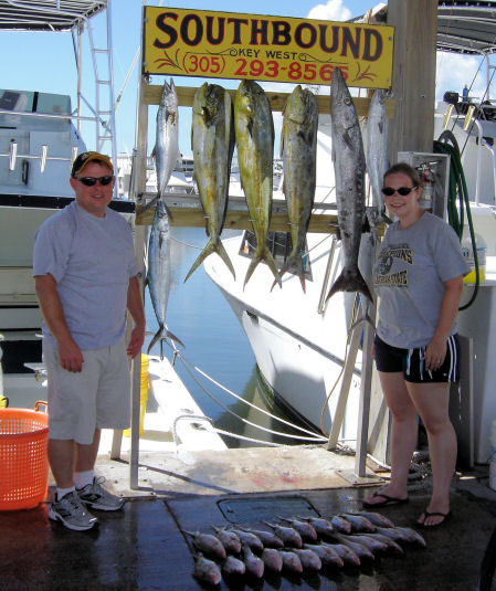 fish caught fishing in Key West on charter boat Southbound