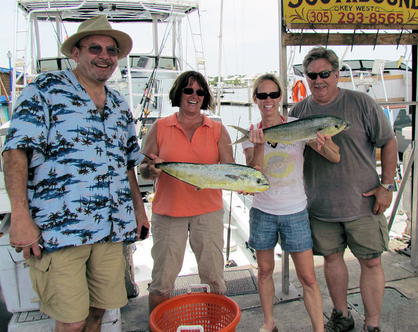Dolphin caught in Key West fisihing on charter boat Southbound from Charter Boat Row, Key West Florida