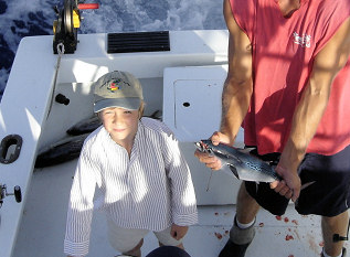 Bonito caught fishing on charter boat Southbound in Key West, Florida