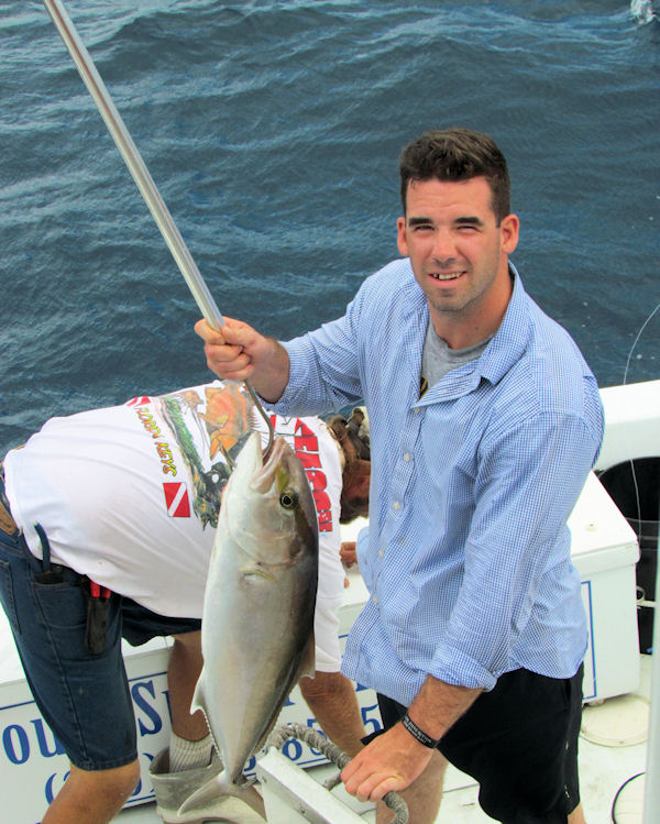 Amberjack caught in Key West fishing on charter boat Southbound from Charter Boat Row