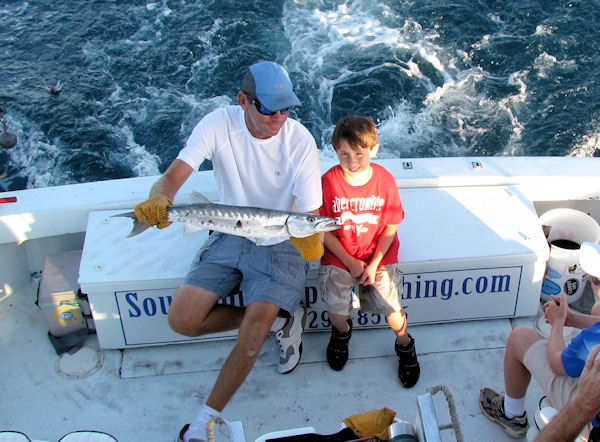 Barracuda caught in Key West fishing on charter boat Southbound from Charter Boat Row, Key West