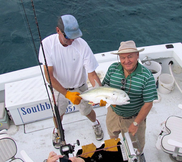 Cravalle Jack caught fishing Key West on charter boat Southbound from Charter Boat Row Key West