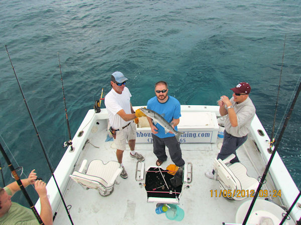 Barracuda caught fishing Key West on charter boat Southbound from Charter Boat Row Key West