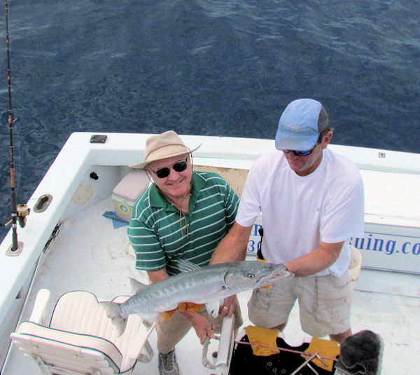 Barracuda caught fishing Key West on charter boat Southbound from Charter Boat Row Key West