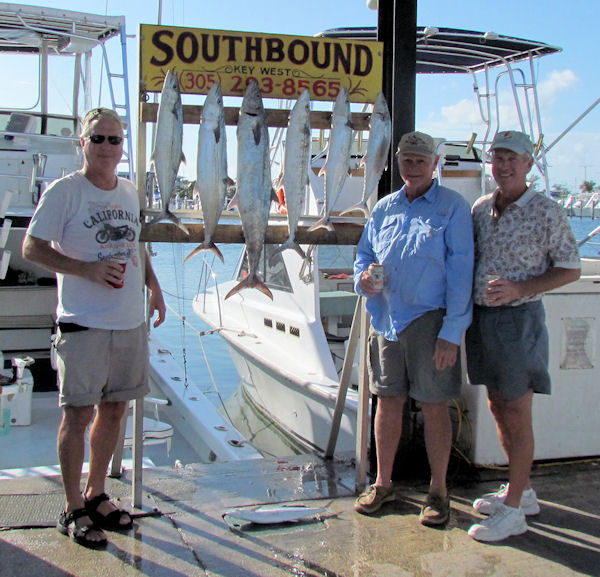 Cero mackerel and King mackerel caugth in Key West fishing on charter boat Southbound from Charter Boat Row Key Wes