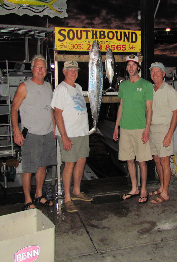 Black Fin Tuna & King mackerel caugth in Key West fishing on charter boat Southbound from Charter Boat Row Key Wes