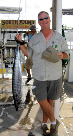 Wahoo caught fishing on charter boat Southbound in Key West, Florid