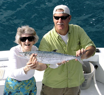 Cero Mackerel Caught Fishing Key West on Key West fishing charter boat Southbound from Charter Boat Row