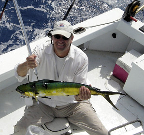 Dolphin caught fishing charter boat Southbound in Key West Florida