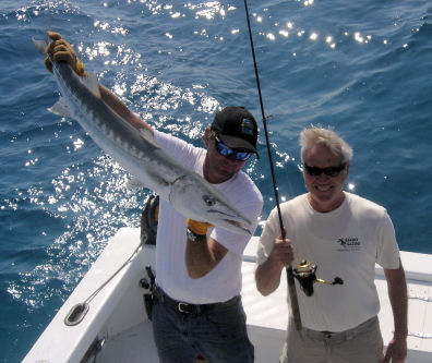 Big Barracuda caught fishing on charter boat Southbound in Key West, Florida