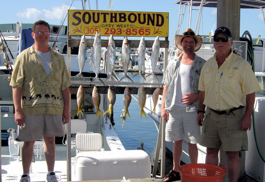 Caught fishing aboard the Charter Boat Southbound in Key West Florida