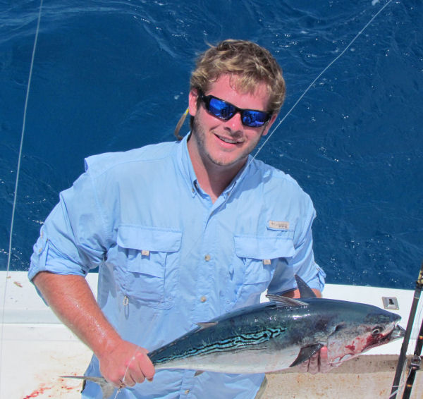 Bonito caught in Key West fishing on charter boat Soutbhbound from Charter Boat Row Key West