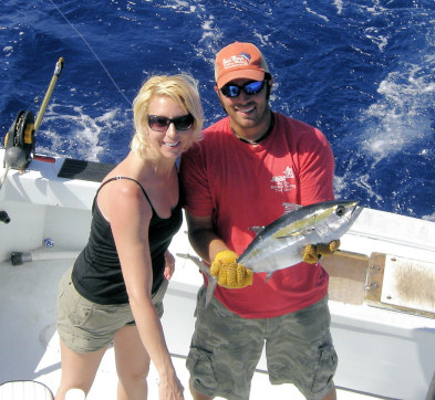 Black Fin Tuna caught fishing Key West on charter boat Southbound