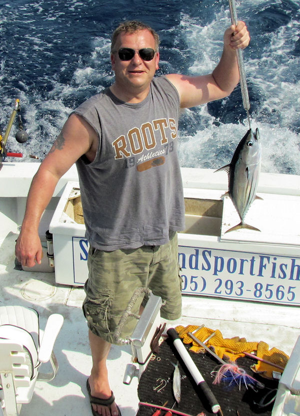 Skip Jack Tuna caught in Key West fishing on charter boat Southbound from Charter Boat Row, Key West