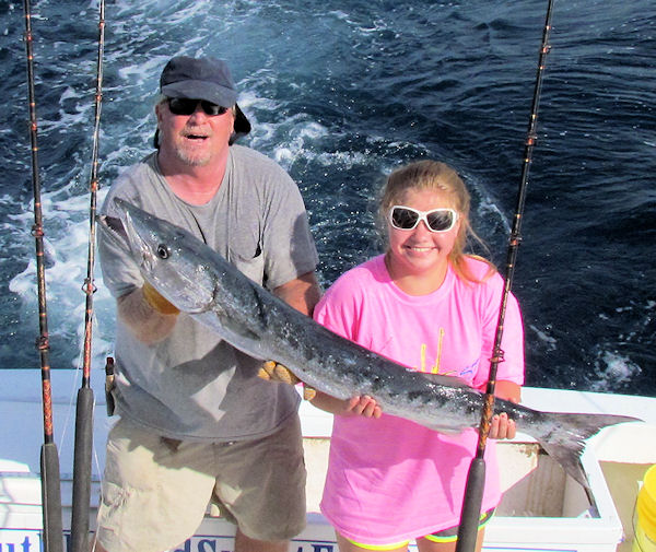 Barracuda aught in Key West fishing on charter boat Southbound from Charter Boat Row