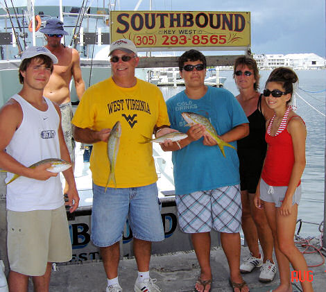 Pictures of Fish Caught aboard while Fishing Key West Charter Boat Southbound