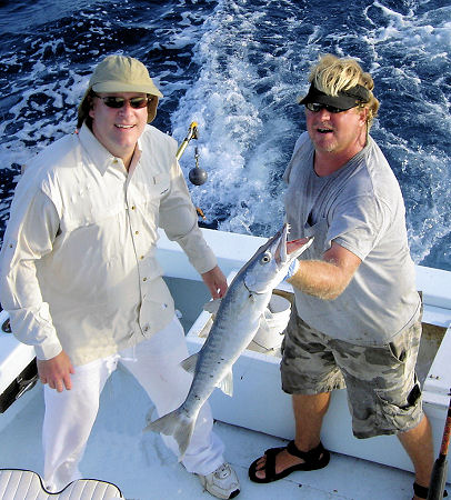 Barracuda caught fishing Key West on charter boat Southbound from Charter Boat Row Key West