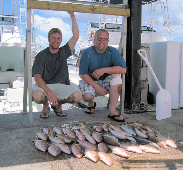 Yellow Tail Snapper caught fishing Key West on Charter Boat Southbound from Charter Boat Row