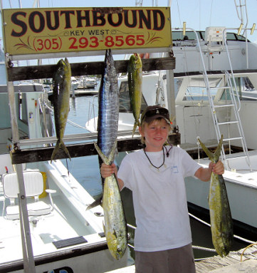 Fish Caught fishing on Charter Boat Southbound in Key West, Florida