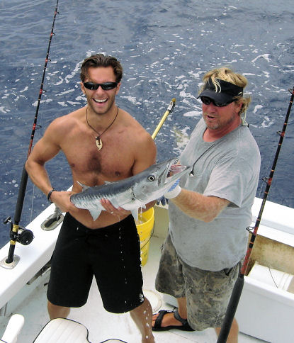 Barracuda caught fishing key west on charter boat Southbound from Charter Boat Row, Key West