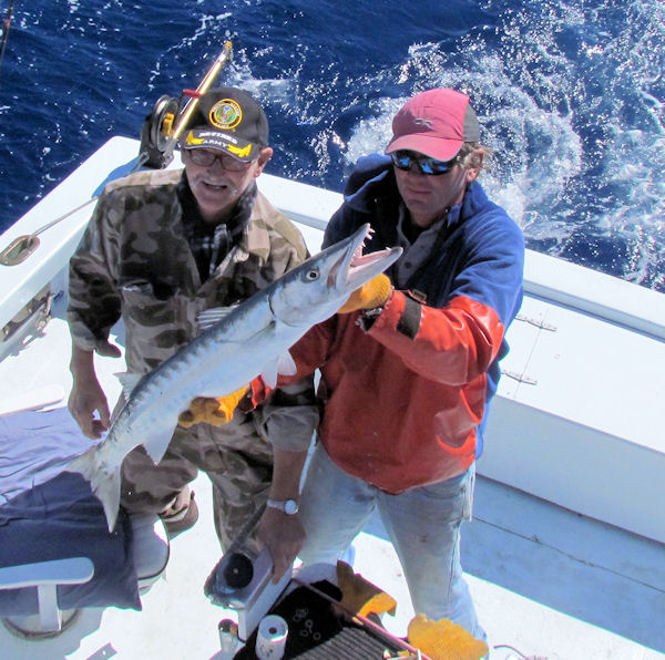 Barracuda caught fishing in Key West on Charter Boat Southbound from Charter Boat Row Key West