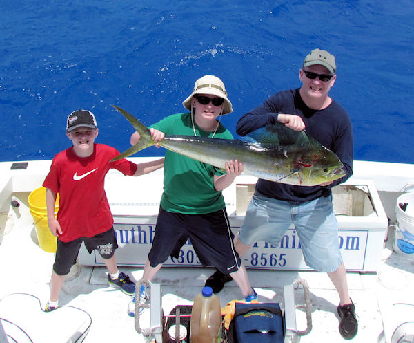 Dolphin caught in Key West fishing on charter boat Southbound from Charter Boat Row, Key West